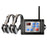 888 Pet Training Rechargeable Electric Collar Wireless Electronic Dog Fence System, 1 Transmitter+2 Receivers - EU Plug - 1