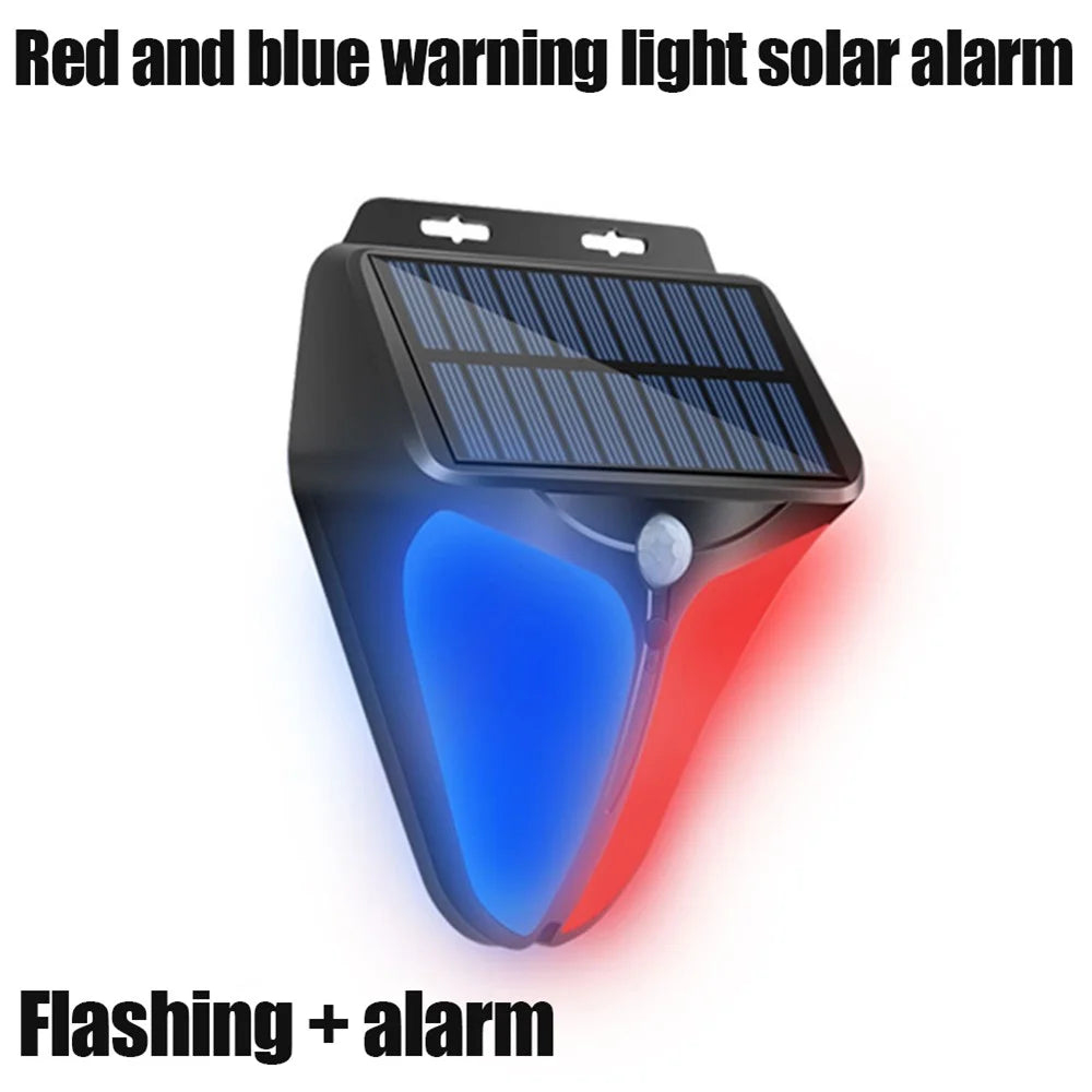 Solar Power Motion Sensor Alarm Light for Garden, Farm, Fishing Ponds, Factories, Yards Warning Lights - 3