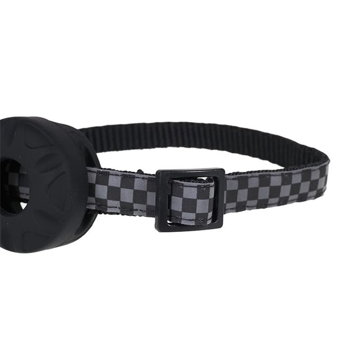 Dog Tracking Collar for Apple AirTag Adjustable Reflective Pet Collar Silicone Cover with Pendant - 5