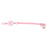 For AirTag Tracker Cat Collar Adjustable Pet Collar Silicone Waterproof Case with Bell - Pink - 2