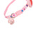 For AirTag Tracker Cat Collar Adjustable Pet Collar Silicone Waterproof Case with Bell - Pink - 4