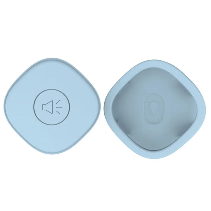 Compatible with Samsung Galaxy SmartTag Bluetooth-compatible Tracker Waterproof Silicone Case Protective Cover for Pet Collar - Baby Blue - 1
