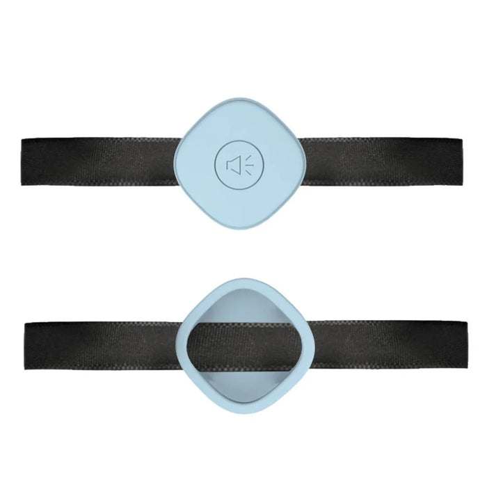 Compatible with Samsung Galaxy SmartTag Bluetooth-compatible Tracker Waterproof Silicone Case Protective Cover for Pet Collar - Baby Blue - 3