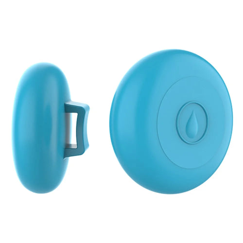 For AirTag Pet Collar Anti-lost Locator Tracker Silicone Case Protective Sleeve, Size S - Sky Blue - 1