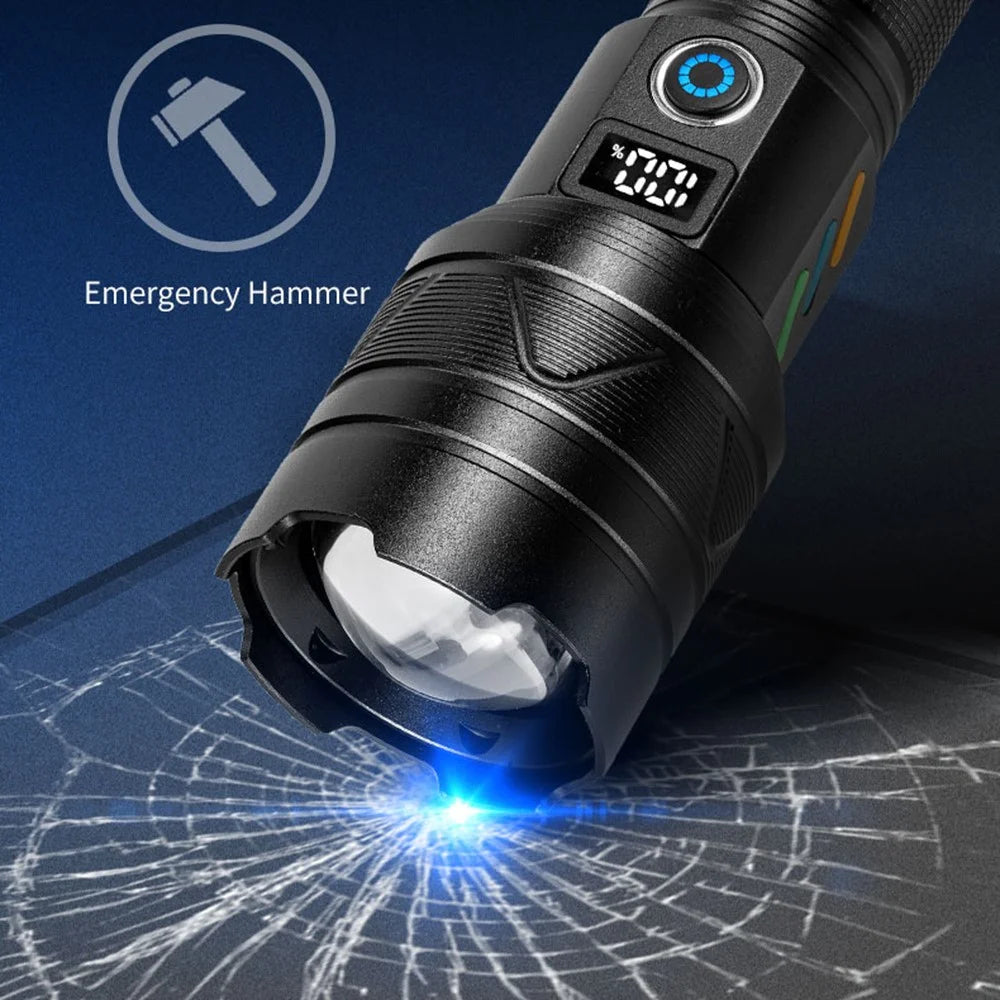 A06-A 20W Bright Laser 5-Mode Flashlight Aluminum Alloy Waterproof Outdoor Camping Hiking Torch - 5