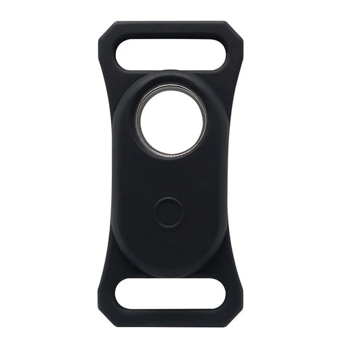 Pet Collar Tracker Silicone Case for Samsung Galaxy SmartTag2 Shockproof Cover - Black - 1