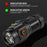 W5182 Portable Flashlight with Clip, High Brightness 3-LED Night Light Battery-Operated Mini Light for Camping Fishing - 2