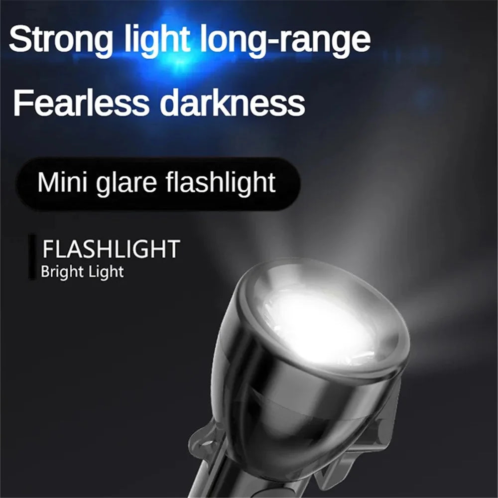 MNS6 Outdoor Mini Keychain Flashlight Portable Night Light Strong Light Emergency Lighting Tool - 4