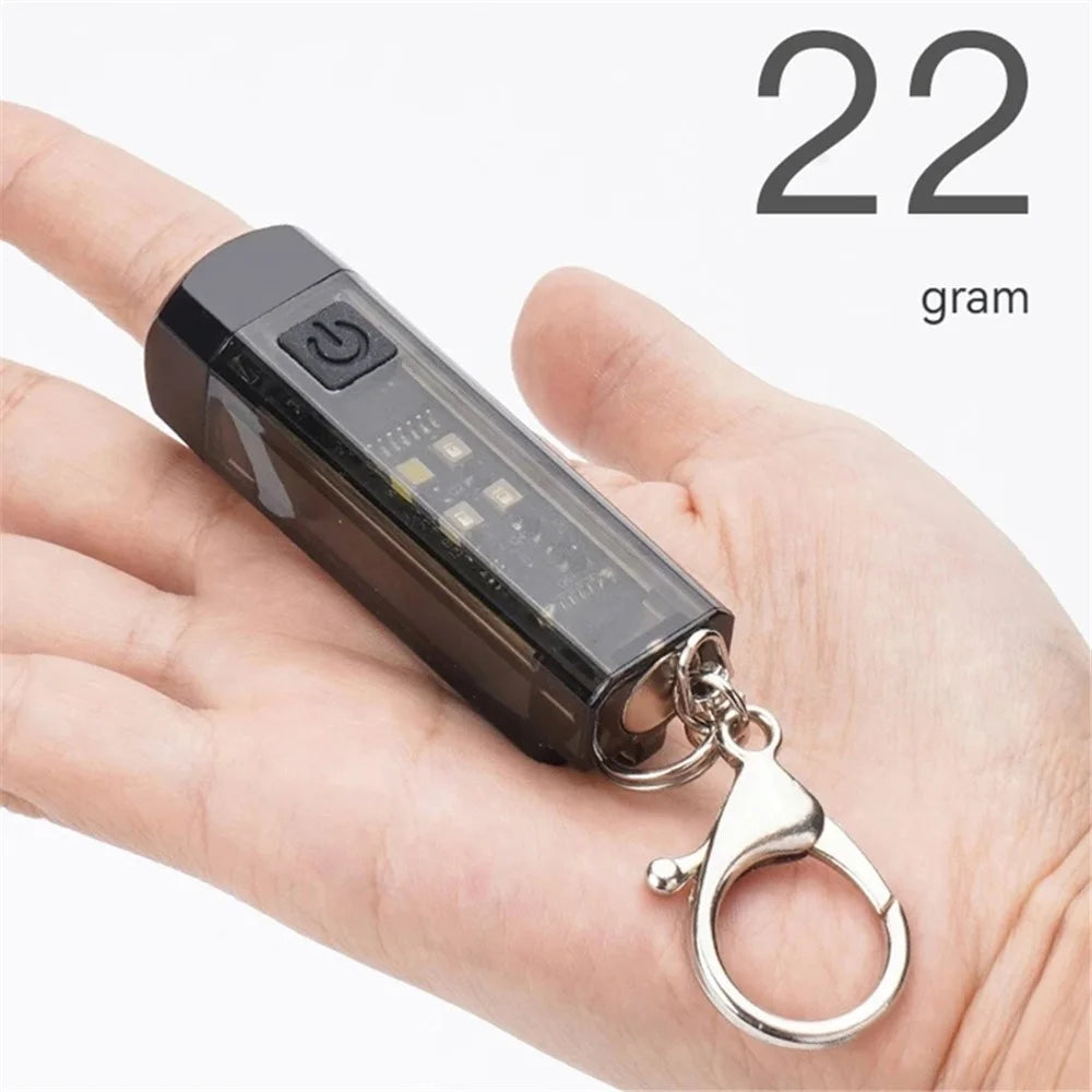 MNS3 Outdoor Keychain Mini Flashlight Magnetic Emergency Lighting Tool Portable LED Night Light - 4