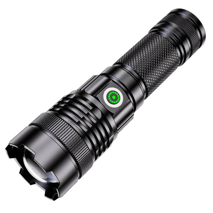 A56 Zoomable Flashlights Waterproof Handheld Rechargeable LED Tactical Flash Light - 1