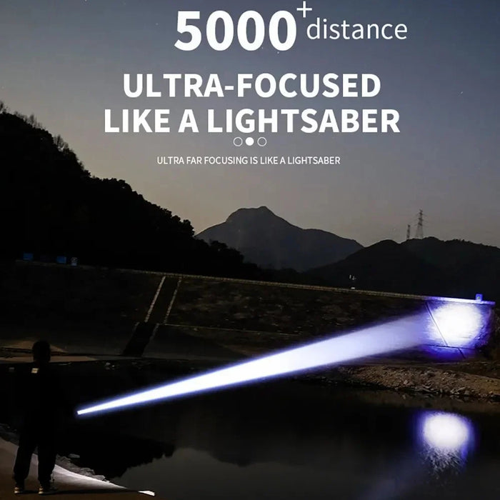 A56 Zoomable Flashlights Waterproof Handheld Rechargeable LED Tactical Flash Light - 5