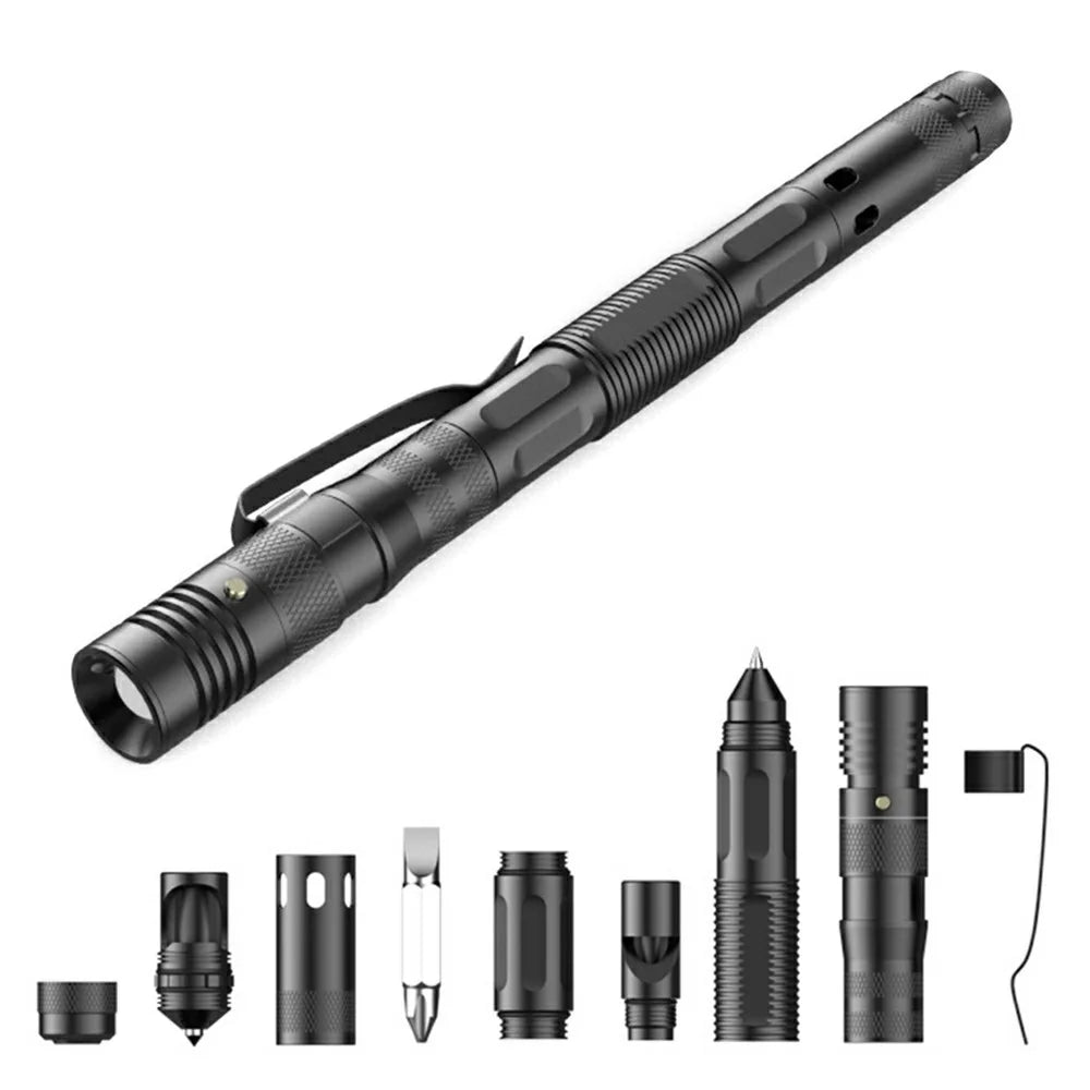 ZSB-03 Window Hammer Flashlight Self-defense Multifunctional Tactical Pen Outdoor Survival Tool - 1