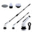 Long Handle Electric Spin Brush Cordless Shower Scrubber with 3 Replacement Heads - White - 1