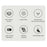 Long Handle Electric Spin Brush Cordless Shower Scrubber with 8 Replacement Heads - White - 2