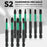 11Pcs / Set Magnetic Hex Shank Electric Drill Bits S2 Alloy Steel Phillips Pozidriv Torx Bits with Ratchet Wrench - 2