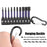11Pcs / Set 50mm Hex Shank S2 Alloy Steel Screwdriver Bits with Magnetic Bit Holder - 5