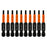 10PCS Hex Screwdriver Bit Set 50mm H2.5 TS2 Steel Magnetic Drill Bit for Screwdrivers Electric Drill - 1