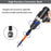 10PCS Hex Screwdriver Bit Set 50mm H2.5 TS2 Steel Magnetic Drill Bit for Screwdrivers Electric Drill - 2