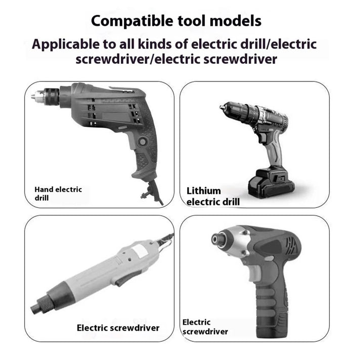 10PCS Hex Screwdriver Bit Set 50mm H2.5 TS2 Steel Magnetic Drill Bit for Screwdrivers Electric Drill - 7