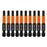 10PCS Hex Screwdriver Bit Set 50mm H4 TS2 Steel Magnetic Drill Bit for Screwdrivers Electric Drill - 1