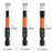 7PCS 50mm Screw Driver Bit Set 1.5mm 2mm 2.5mm 3mm 4mm 5mm 6mm Hex Head Allen Wrench Drill Bit Set - 7