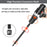 10Pcs / Set 100mm H2.5 Anti-Rust S2 Alloy Steel Magnetic Hex Shank Screwdriver Bits - 2