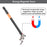 10Pcs / Set 100mm H2.5 Anti-Rust S2 Alloy Steel Magnetic Hex Shank Screwdriver Bits - 3