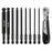 10Pcs / Set H1.5 / 2 / 2.5 / 3 / 4 / 5 / 6 / 8 / 10 Ball Head Hex Shank Magnetic Screwdriver Bits with Mini Ratchet Wrench - 1