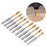 10Pcs Carbide Double Cut Rotary Burrs Set for Woodworking Carving Polishing Hex Shank Grinder Bits - 1