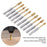10Pcs Carbide Double Cut Rotary Burrs Set for Woodworking Carving Polishing Hex Shank Grinder Bits - 4