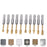 10Pcs Carbide Double Cut Rotary Burrs Set for Woodworking Carving Polishing Hex Shank Grinder Bits - 5
