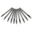 10Pcs / Set Leather Hole Punch Set Steel Round Belt Puncher DIY Leather Craft Tools - 3