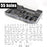55Pcs Leather Punch Mold Set Alloy Steel DIY Hollow Hole Cutter Tool Kit - 4
