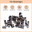 55Pcs Leather Punch Mold Set Alloy Steel DIY Hollow Hole Cutter Tool Kit - 6