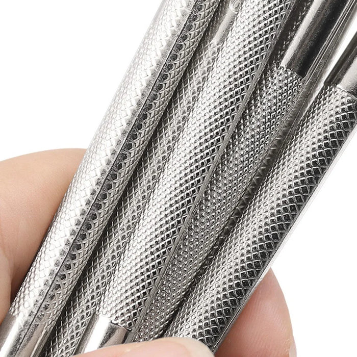 20Pcs / Set Leather Stamping Tools Zinc Alloy Leathercraft Carving Kit DIY Vegetable Tanned Leather Stamping Tool - 6