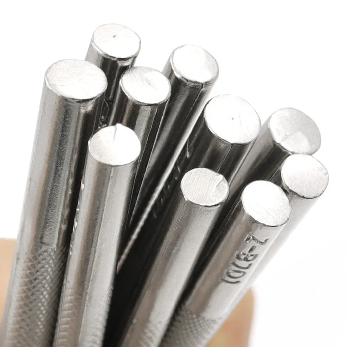 20Pcs / Set Leather Stamping Tools Zinc Alloy Leathercraft Carving Kit DIY Vegetable Tanned Leather Stamping Tool - 7