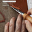 4Pcs / Set 4 / 6 / 8 / 10mm Leather Edge Beveler Skiving Tool Leather Thinning Sander DIY Leathercraft Edge Trimmer - 3