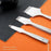 3Pcs DIY Leather Pricking Punch Tool Set 2 / 5 / 10 Tooth Tool Steel Chisel - 2.7mm - 5