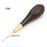 4Pcs DIY Leather Craft Tools Set Sandalwood Handle Rhombic Awl Precision Leather Punches - 4