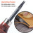 4Pcs Leather Edge Beveler Set High Carbon Steel DIY Vegetable Tanned Leather Skiving Tool - 3