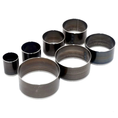 7Pcs 20-50mm DIY Leather Crafting Steel Round Hole Die Punch Set Belt End Cutter - 1