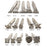 15Pcs / Set DIY Leather Stamping Tools Stainless Steel Leather Craft Carving Embossing Tool Kit - 2