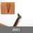 15Pcs / Set DIY Leather Stamping Tools Stainless Steel Leather Craft Carving Embossing Tool Kit - 4