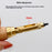 Automatic Belt Punch with 6 Interchangeable Heads DIY Leather Hole Rotary Puncher Tool - 5