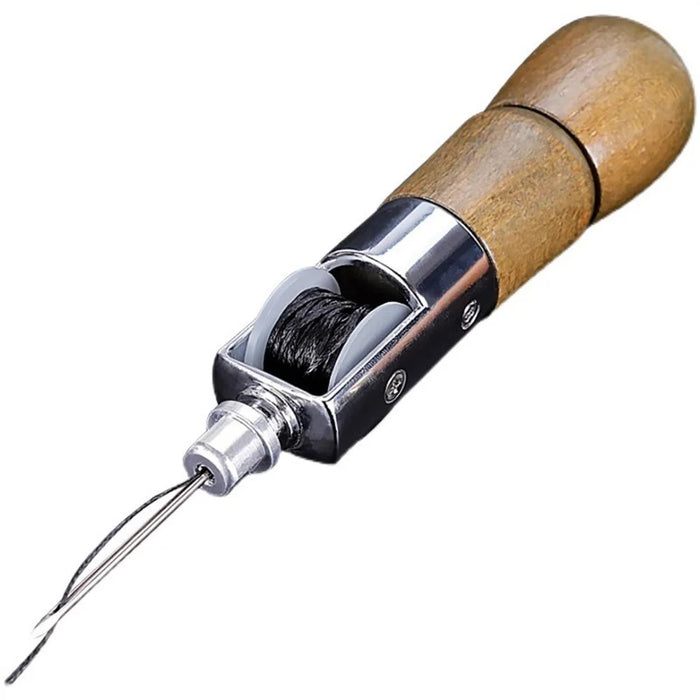Leather Stitching Tool DIY Leathercraft Saddles Canvas Shoes Sewing Kit with Needles and Line - 6