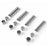 4Pcs Hand Press Snap Button Installation Tool Set for 8mm / 10mm / 12mm / 15mm Snaps - 1