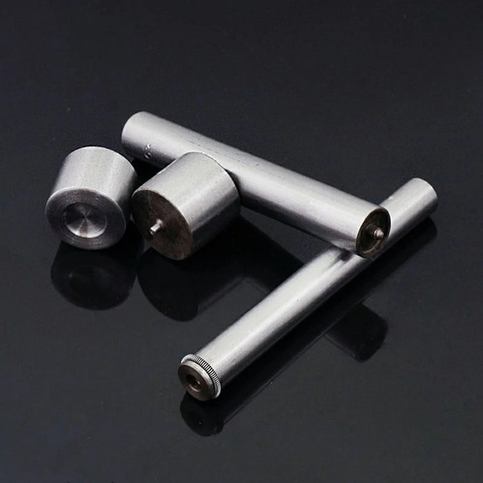 4Pcs Hand Press Snap Button Installation Tool Set for 8mm / 10mm / 12mm / 15mm Snaps - 3