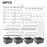 4 Storage Boxes with 80 Pegboard Hooks Multipurpose Wall Mount Organizer Tool Hanger Kit - 1