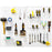 4 Storage Boxes with 80 Pegboard Hooks Multipurpose Wall Mount Organizer Tool Hanger Kit - 3