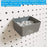 4 Storage Boxes with 80 Pegboard Hooks Multipurpose Wall Mount Organizer Tool Hanger Kit - 4